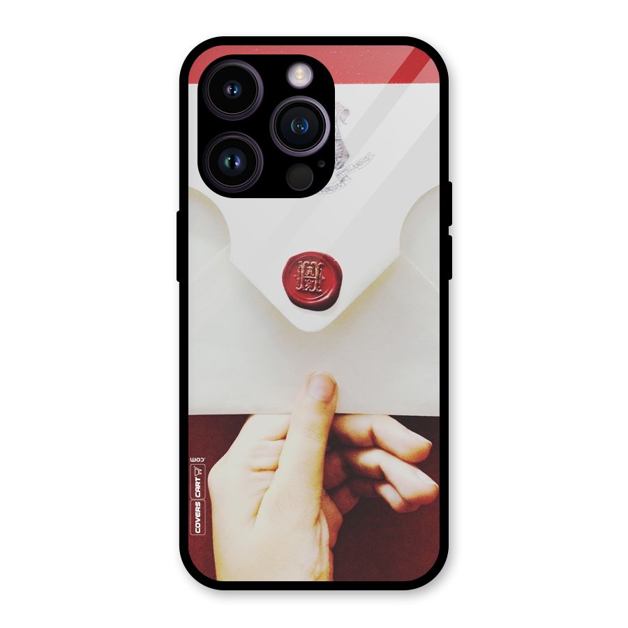 Red Envelope Glass Back Case for iPhone 14 Pro