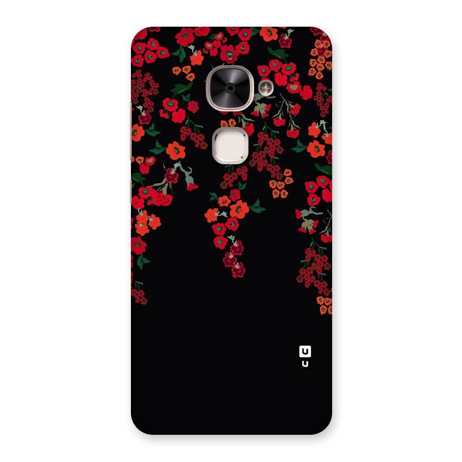 Red Floral Pattern Back Case for Le 2