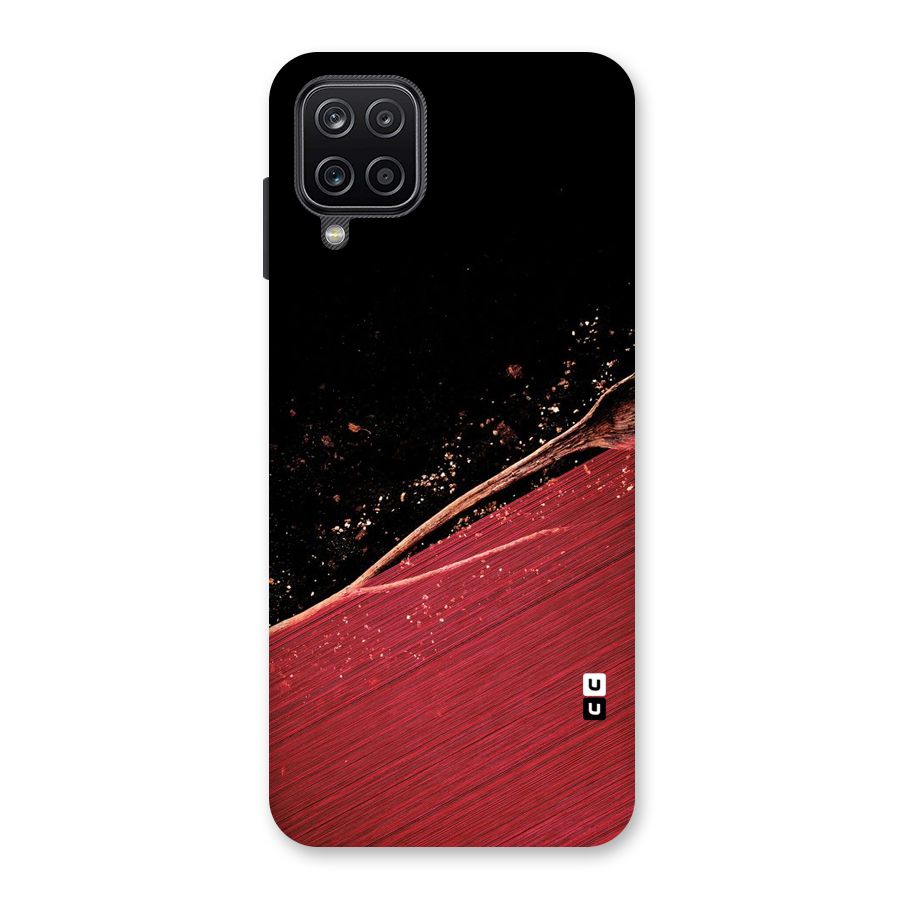 Red Flow Drops Back Case for Galaxy A12