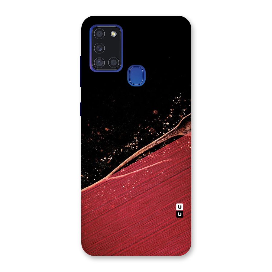 Red Flow Drops Back Case for Galaxy A21s