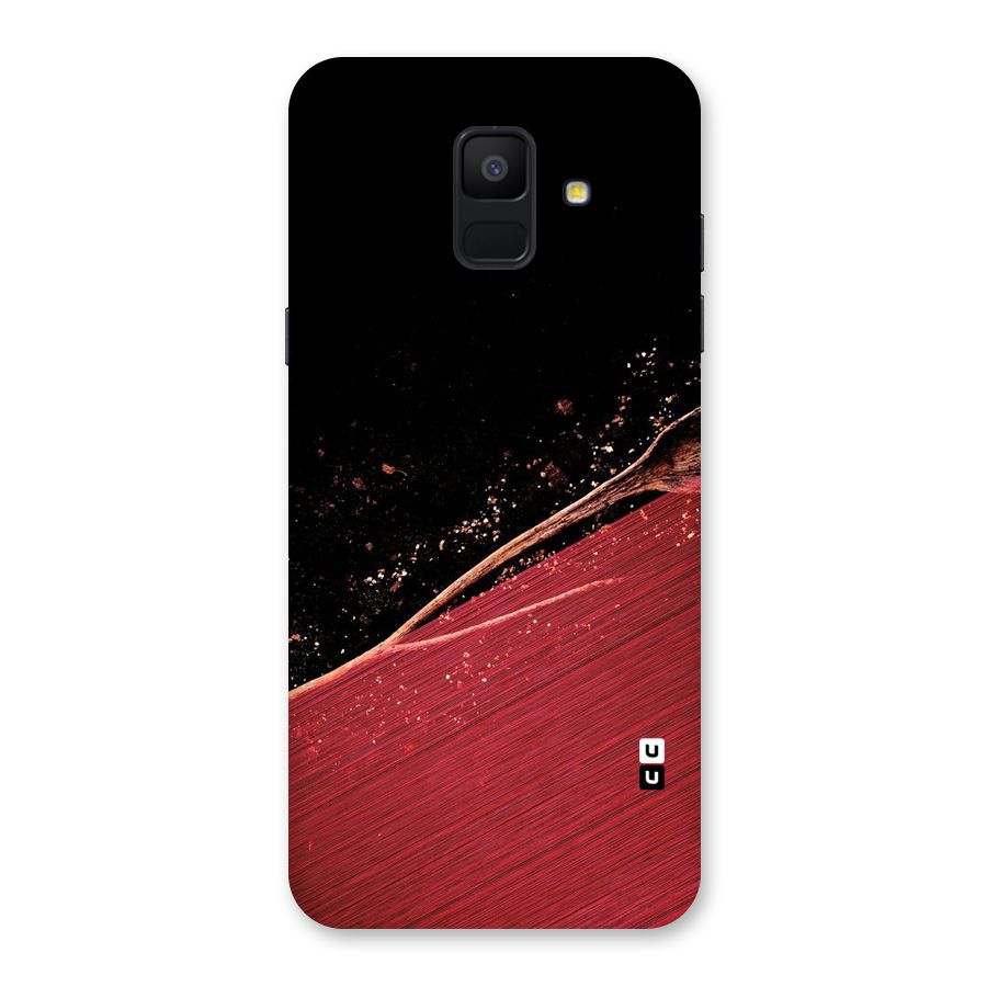 Red Flow Drops Back Case for Galaxy A6 (2018)