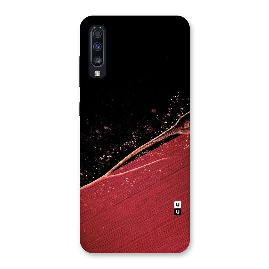 Red Flow Drops Back Case for Galaxy A70
