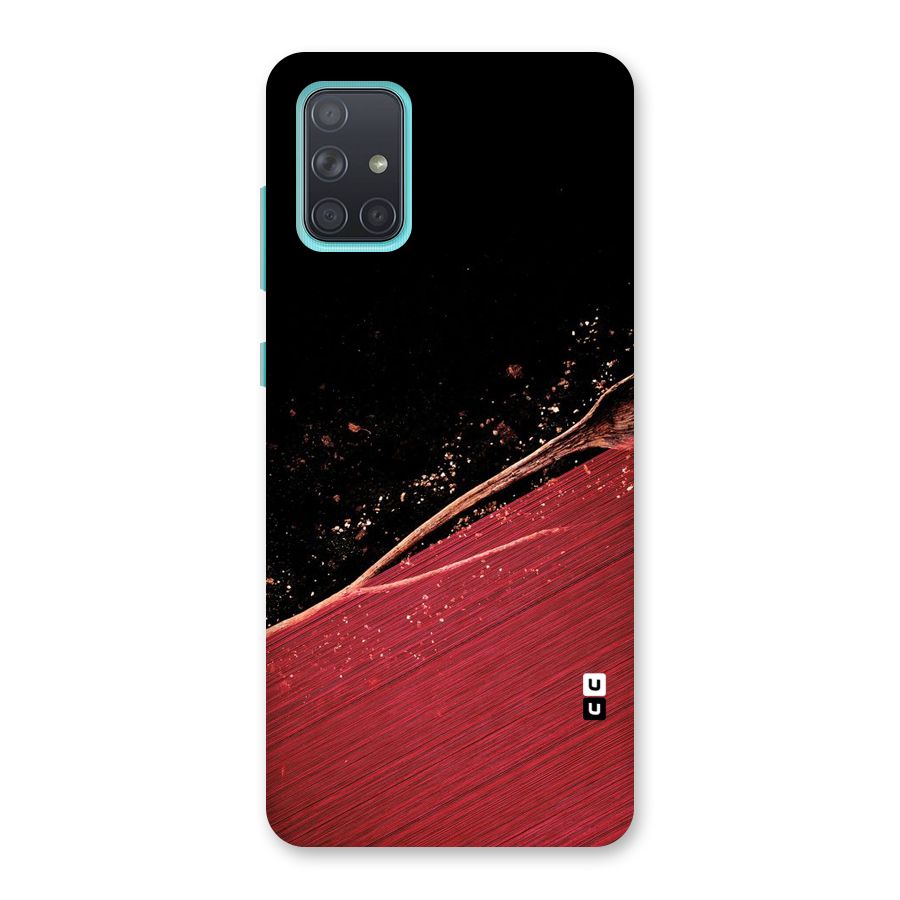 Red Flow Drops Back Case for Galaxy A71