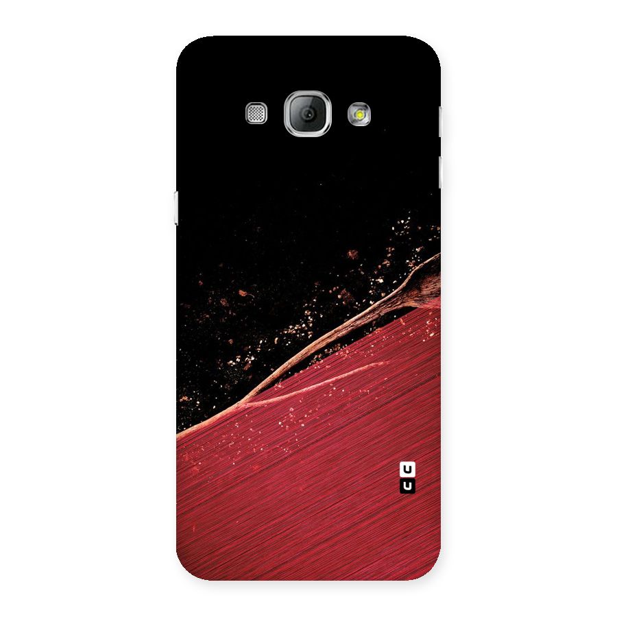 Red Flow Drops Back Case for Galaxy A8