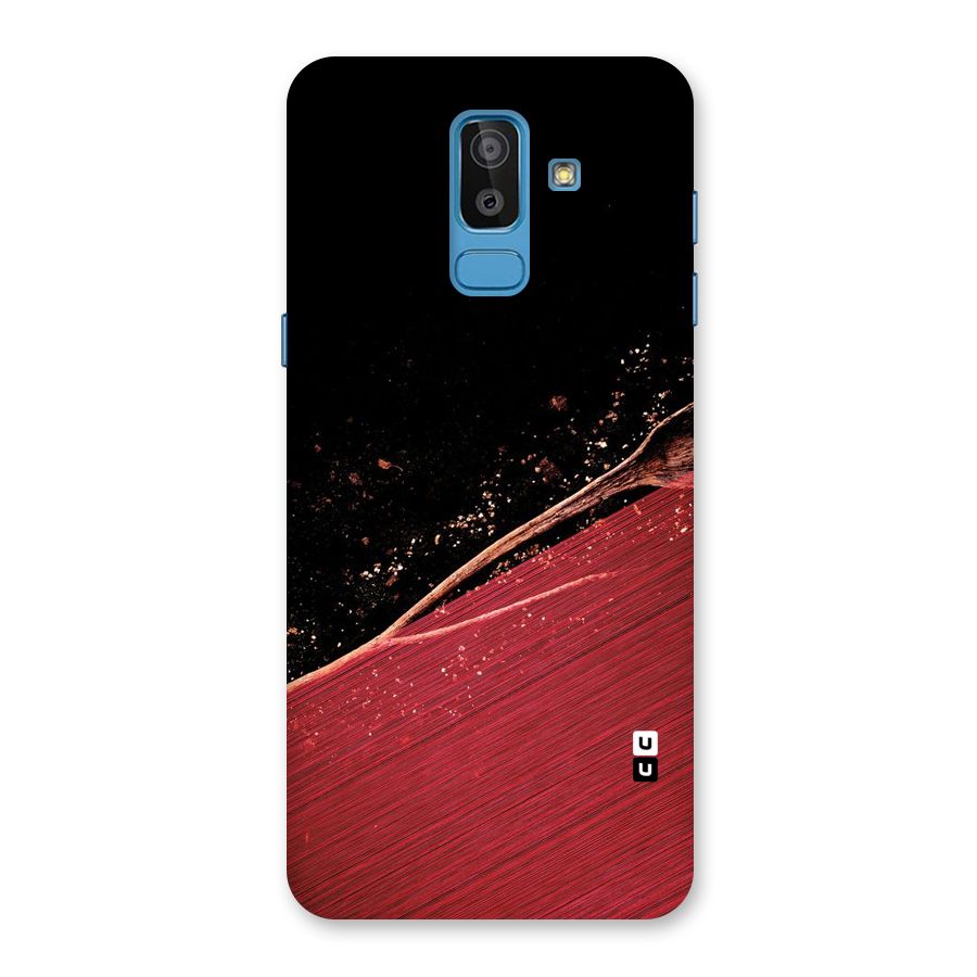 Red Flow Drops Back Case for Galaxy J8