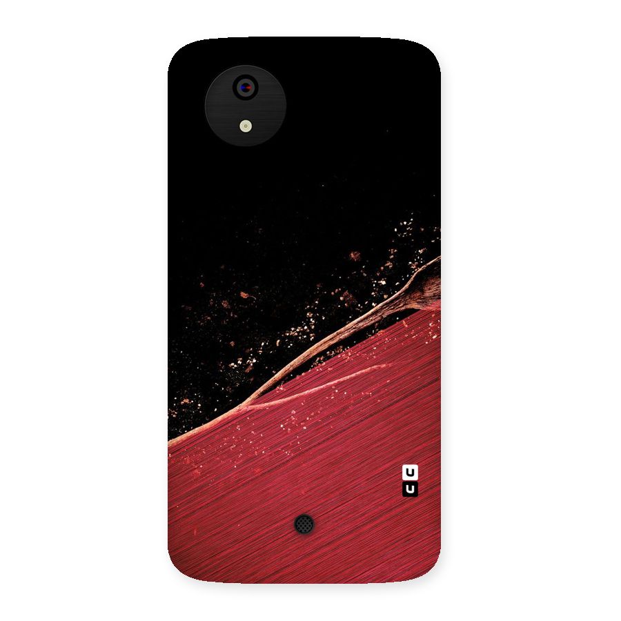 Red Flow Drops Back Case for Micromax Canvas A1