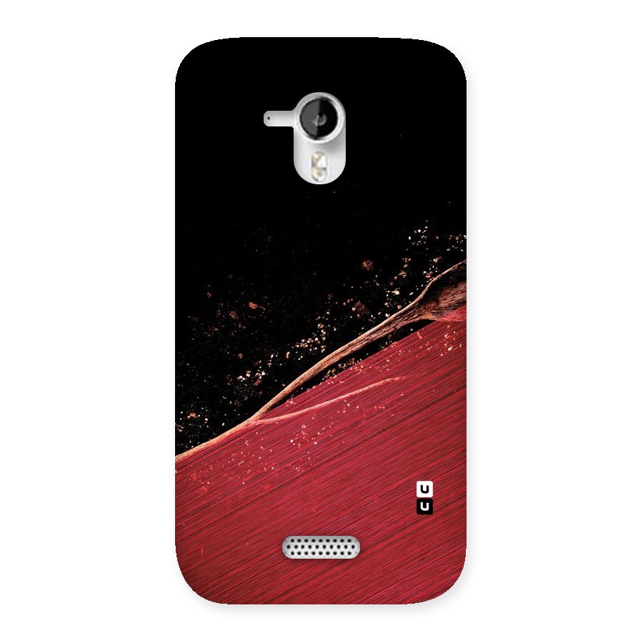 Red Flow Drops Back Case for Micromax Canvas HD A116