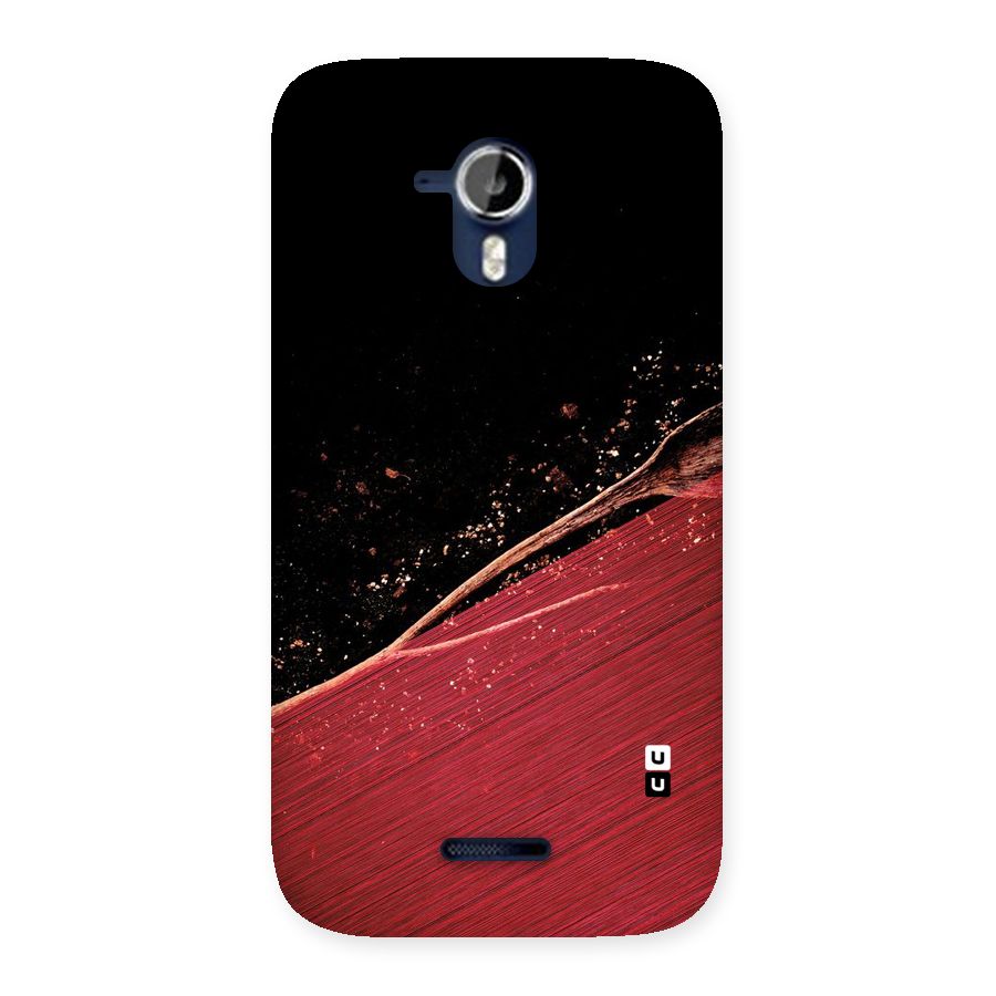 Red Flow Drops Back Case for Micromax Canvas Magnus A117