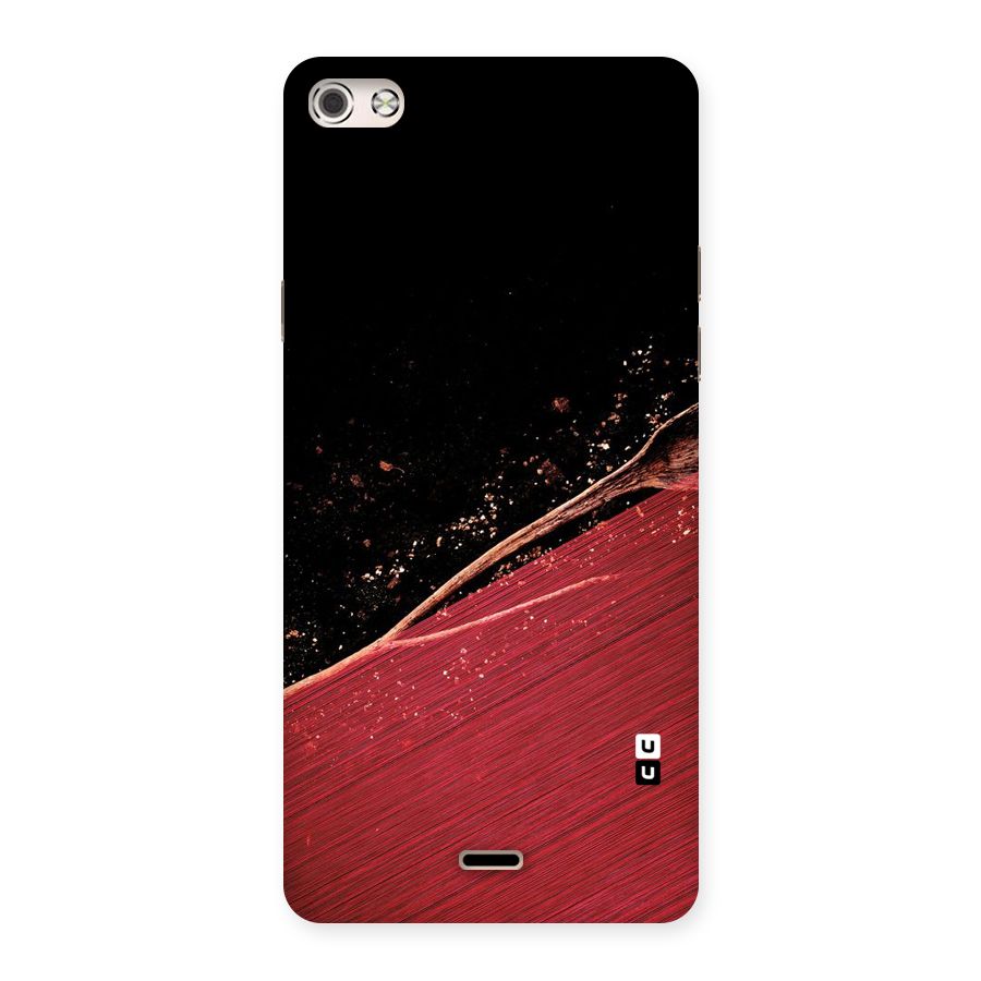 Red Flow Drops Back Case for Micromax Canvas Silver 5