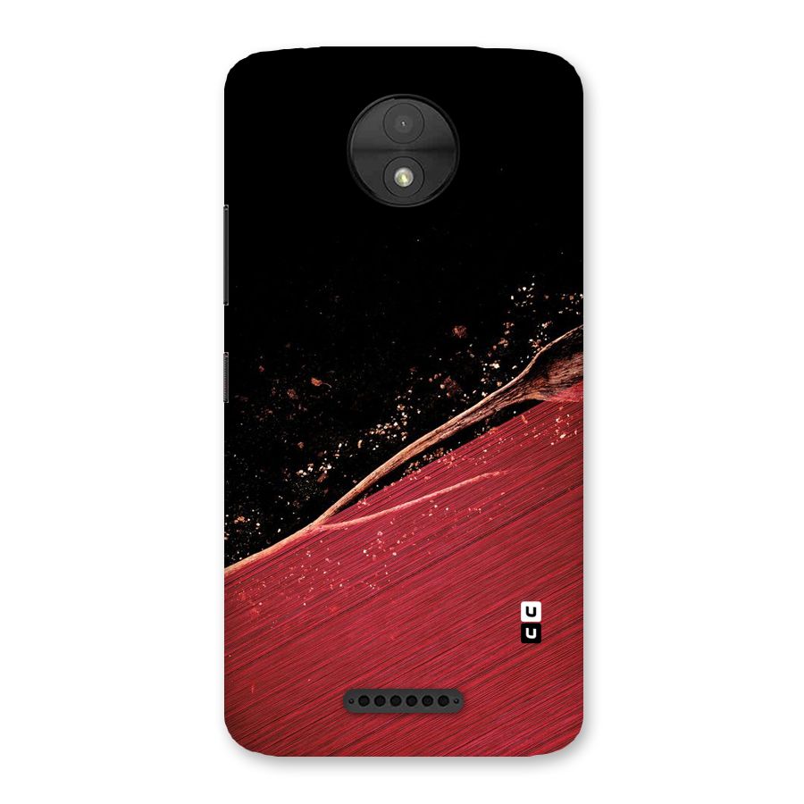 Red Flow Drops Back Case for Moto C