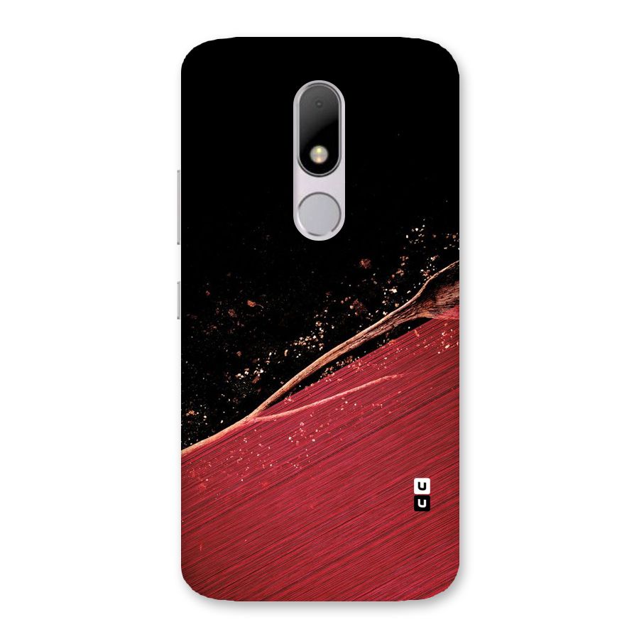 Red Flow Drops Back Case for Moto M