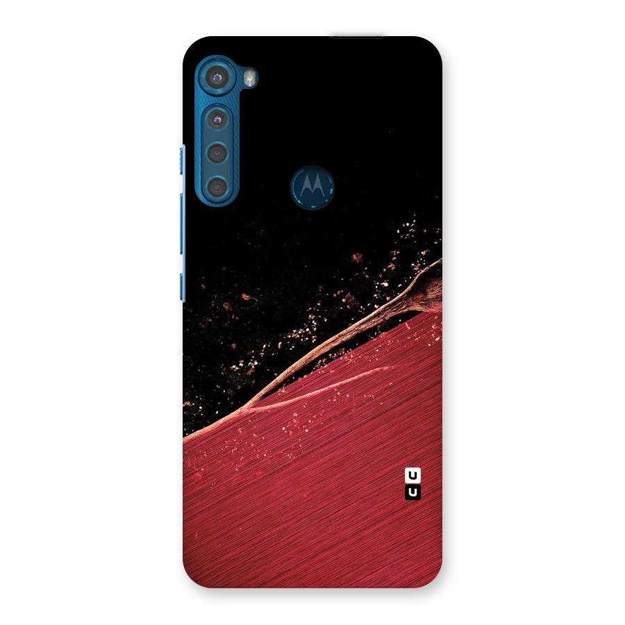 Red Flow Drops Back Case for Motorola One Fusion Plus