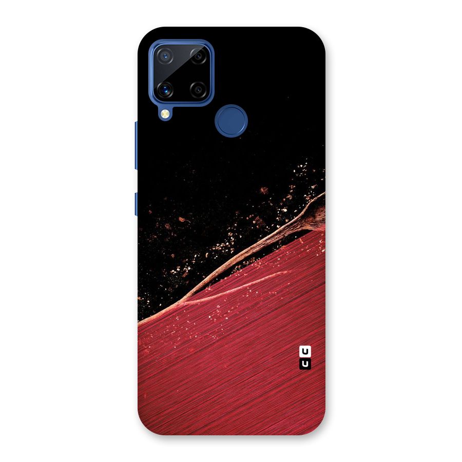 Red Flow Drops Back Case for Realme C15