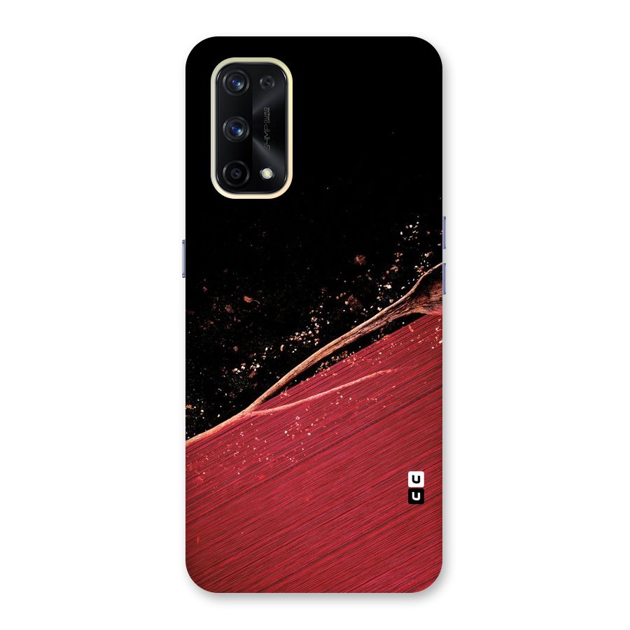 Red Flow Drops Glass Back Case for Realme X7 Pro