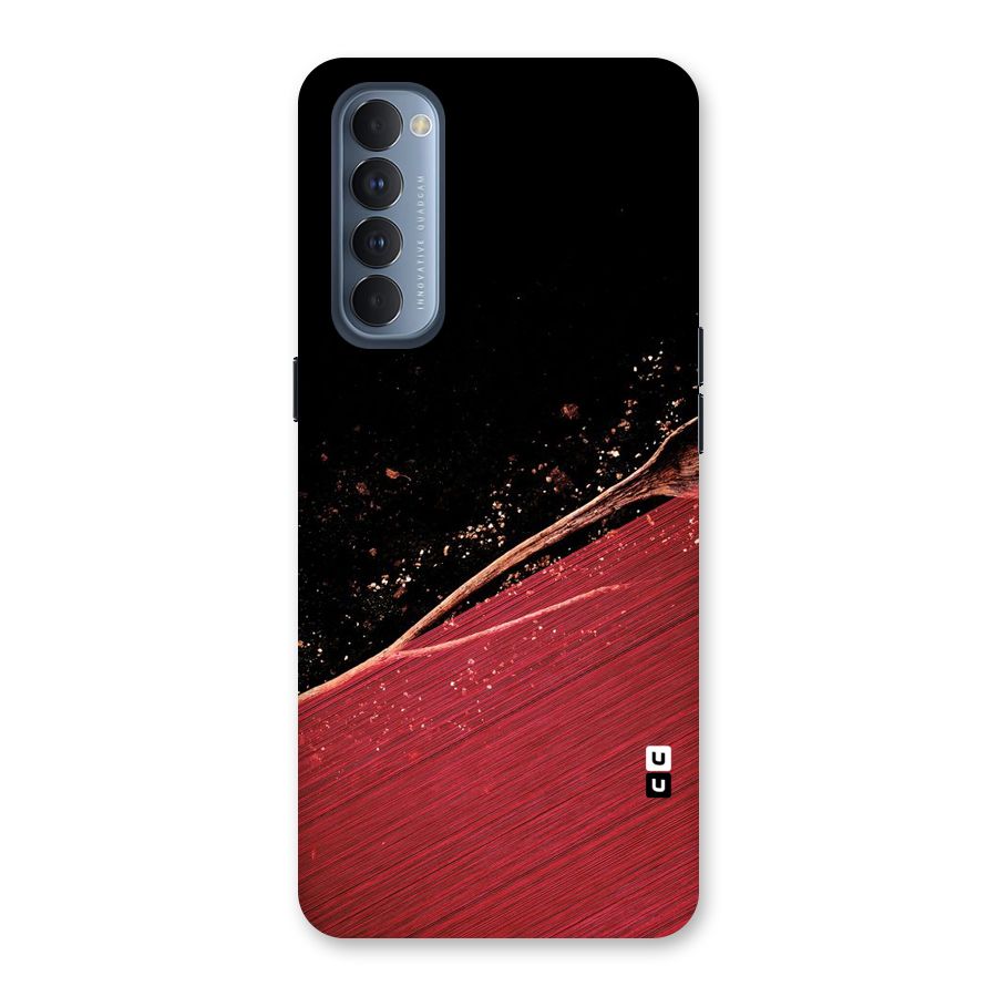 Red Flow Drops Back Case for Reno4 Pro