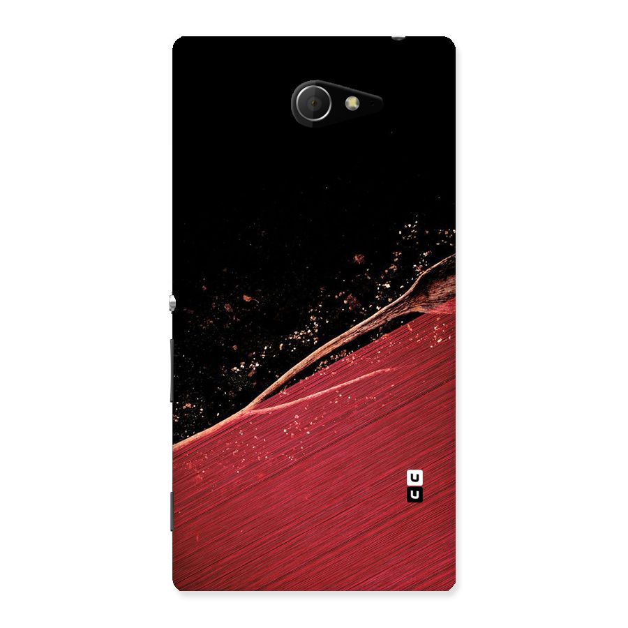 Red Flow Drops Back Case for Sony Xperia M2