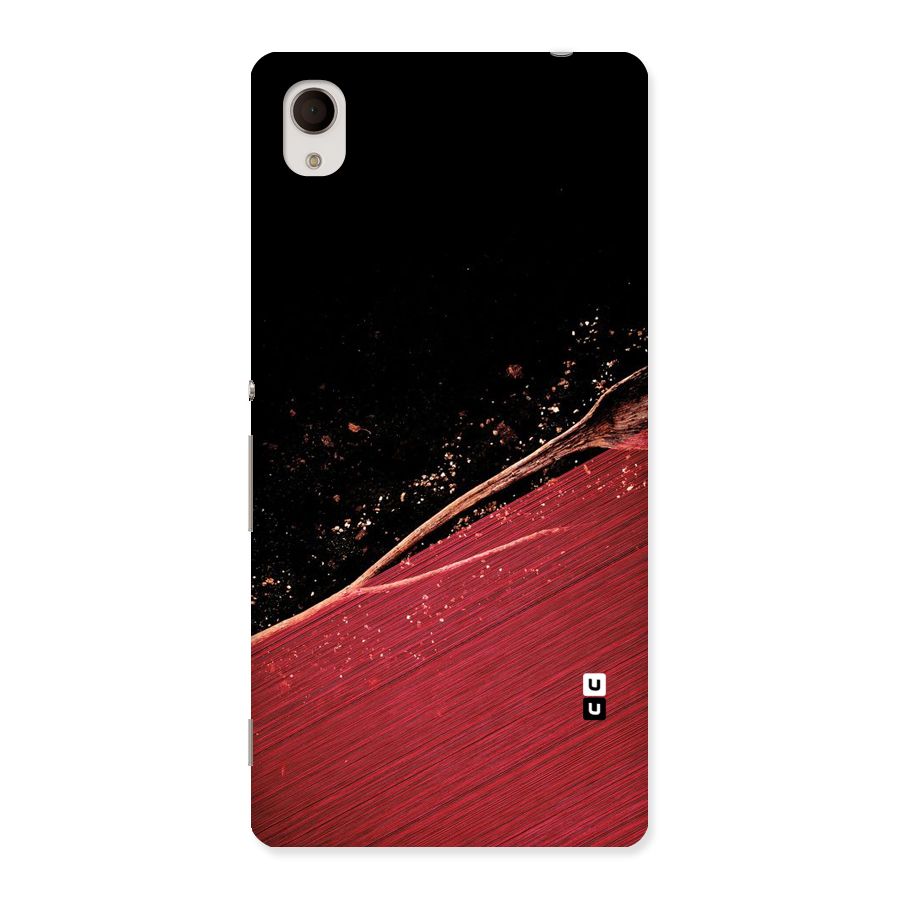 Red Flow Drops Back Case for Xperia M4 Aqua