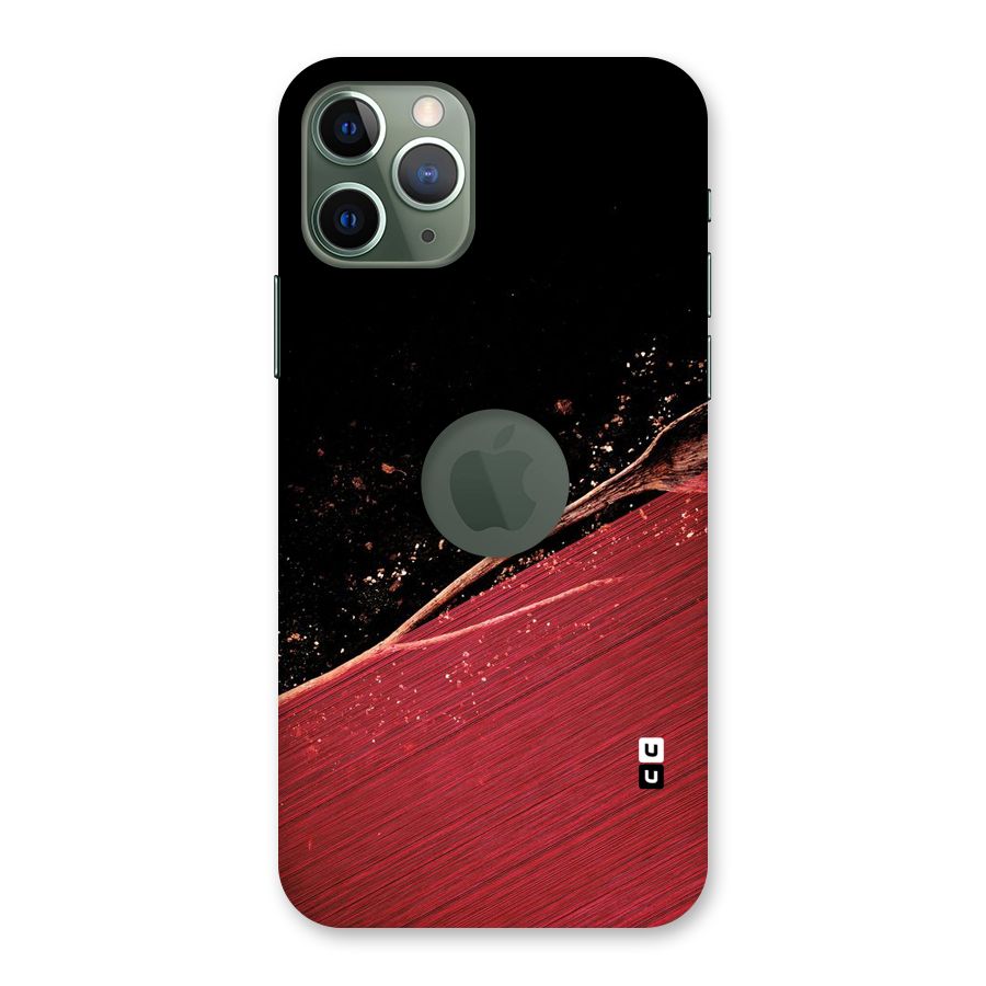 Red Flow Drops Back Case for iPhone 11 Pro Logo  Cut