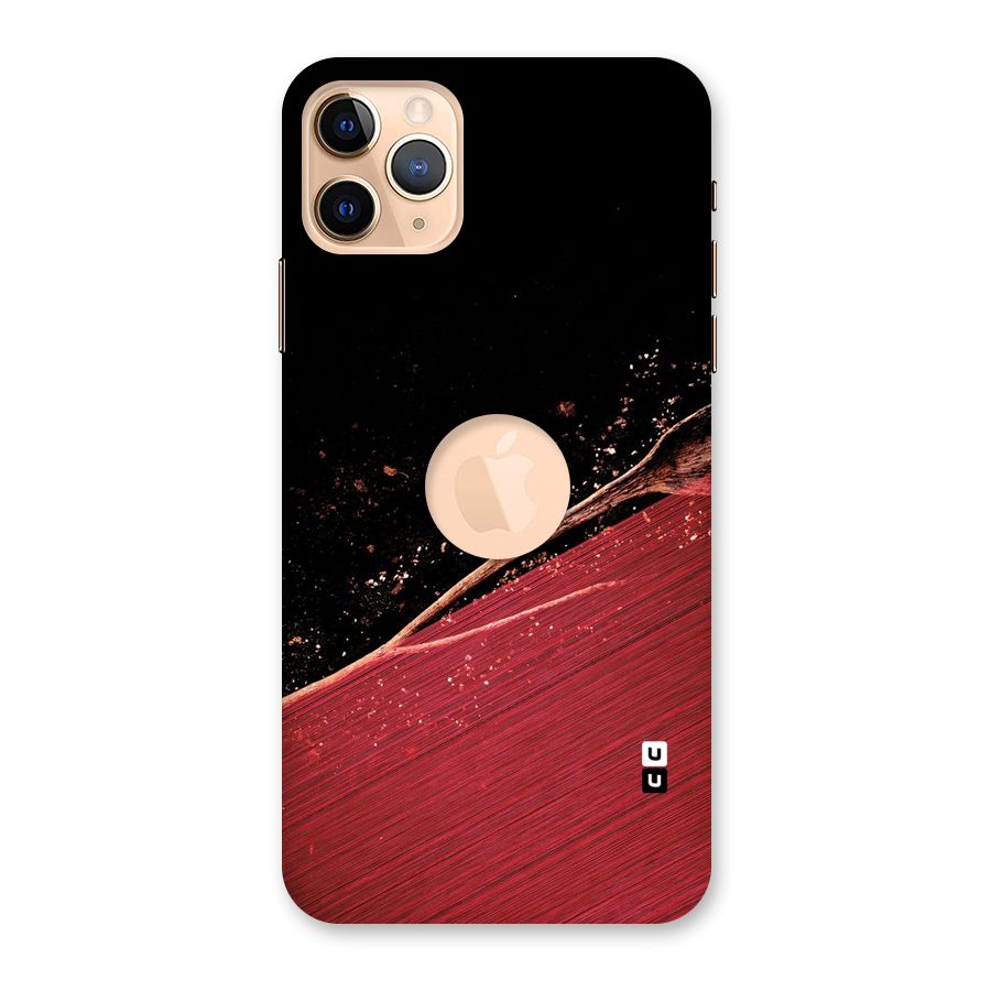 Red Flow Drops Back Case for iPhone 11 Pro Max Logo Cut