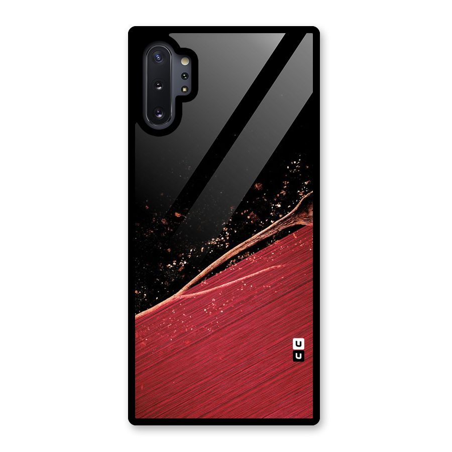 Red Flow Drops Glass Back Case for Galaxy Note 10 Plus