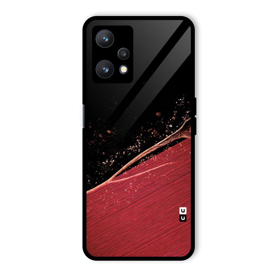 Red Flow Drops Glass Back Case for Realme 9 Pro 5G