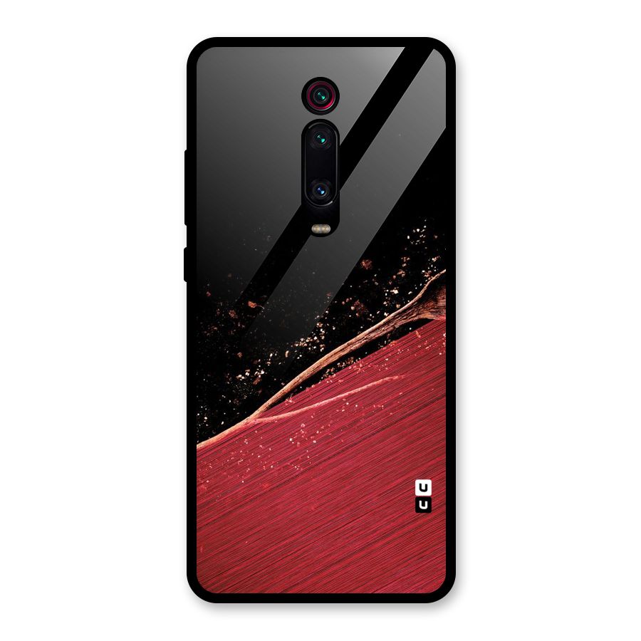 Red Flow Drops Glass Back Case for Redmi K20 Pro