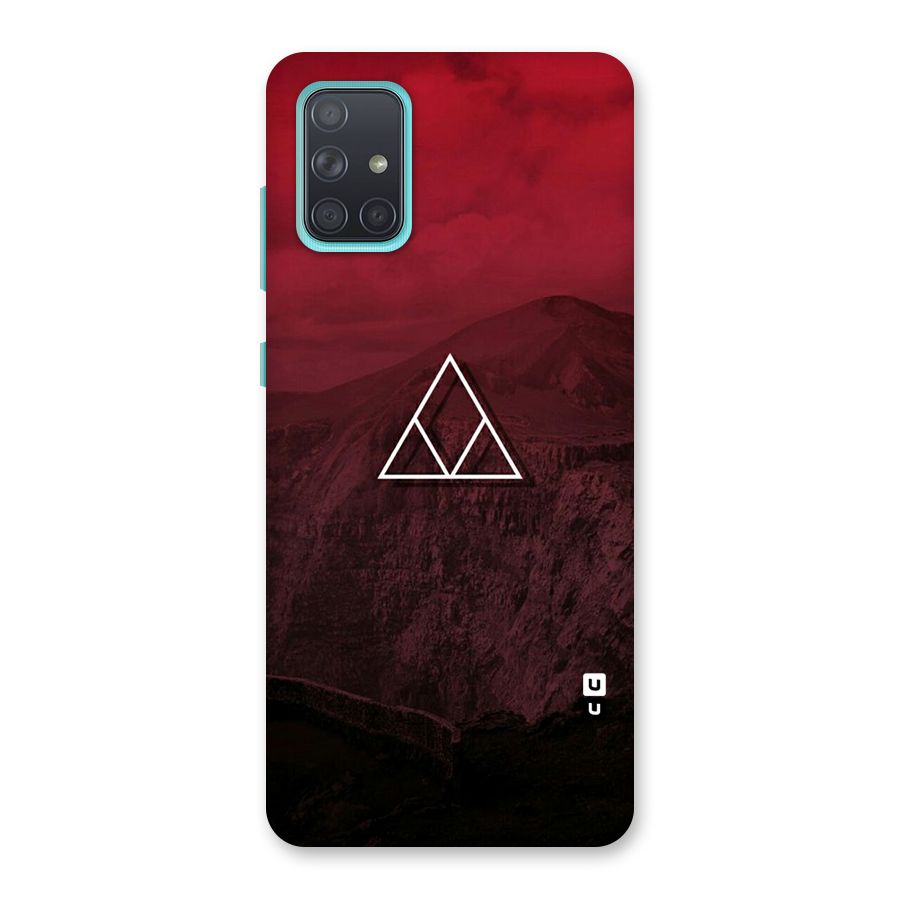 Red Hills Back Case for Galaxy A71