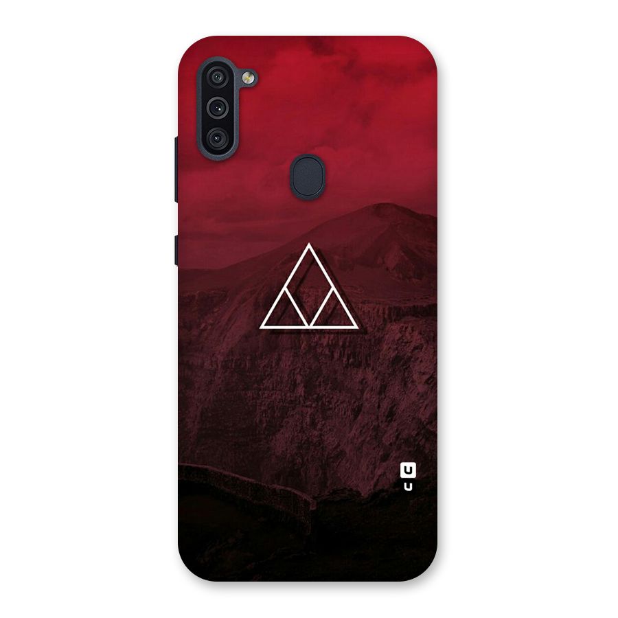 Red Hills Back Case for Galaxy M11
