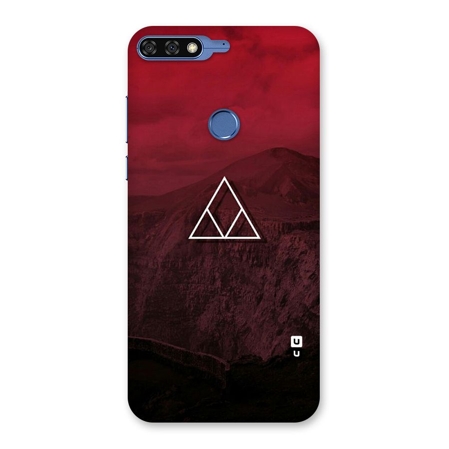 Red Hills Back Case for Honor 7C