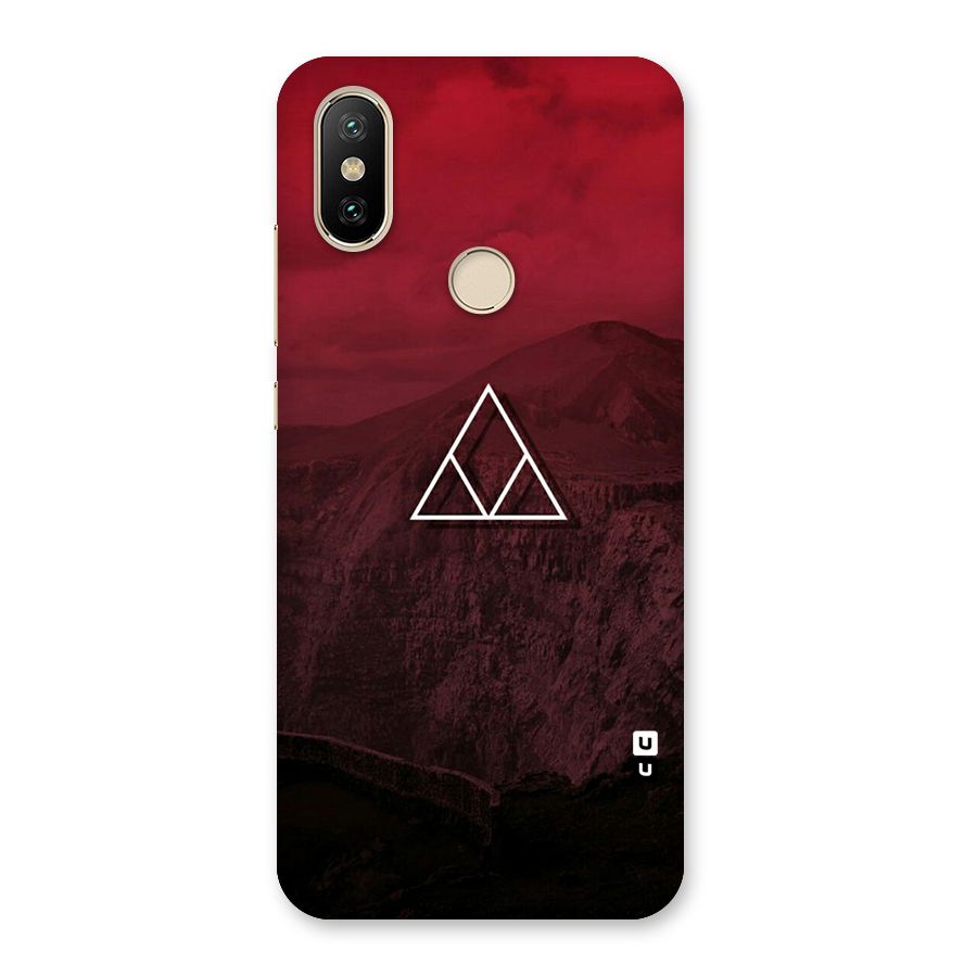 Red Hills Back Case for Mi A2