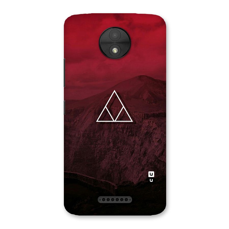 Red Hills Back Case for Moto C