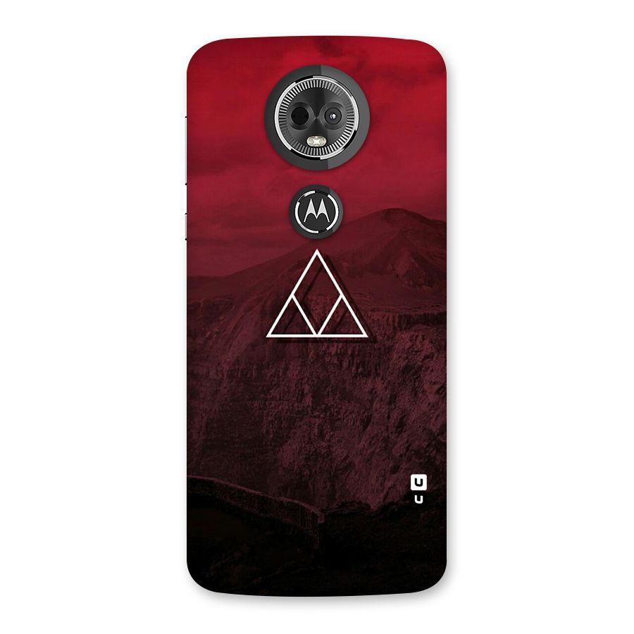 Red Hills Back Case for Moto E5 Plus