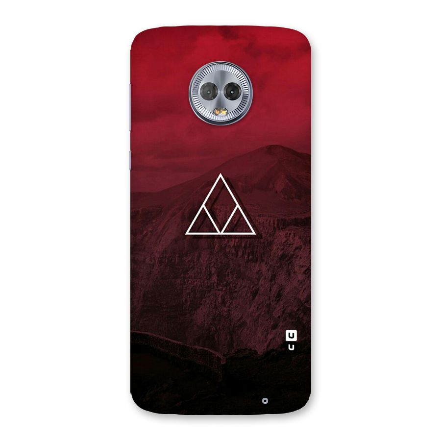 Red Hills Back Case for Moto G6 Plus