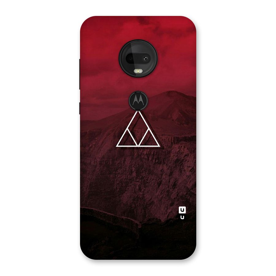 Red Hills Back Case for Moto G7
