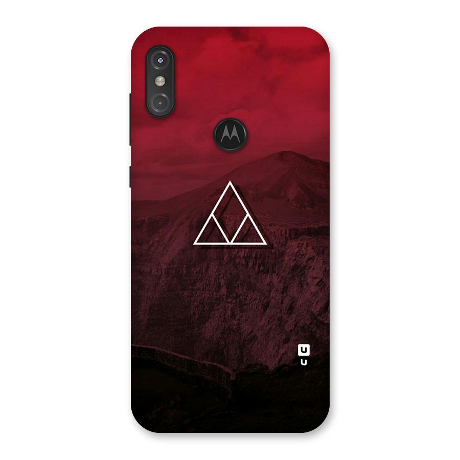 Red Hills Back Case for Motorola One Power