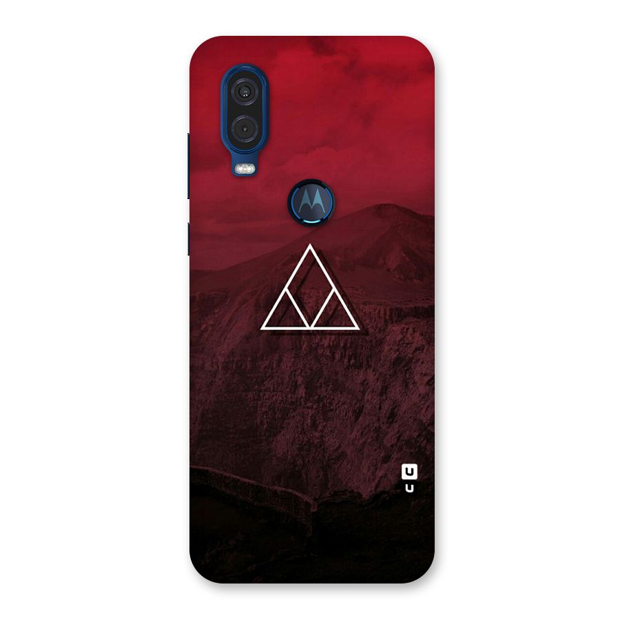 Red Hills Back Case for Motorola One Vision