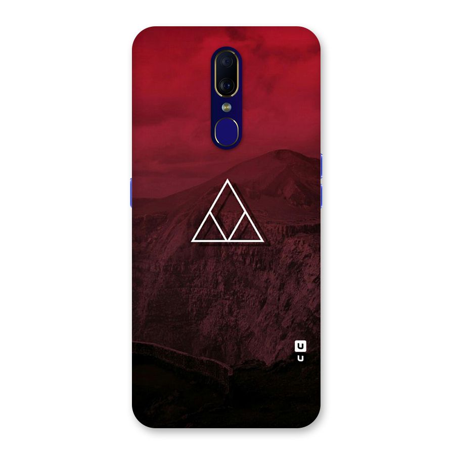 Red Hills Back Case for Oppo A9