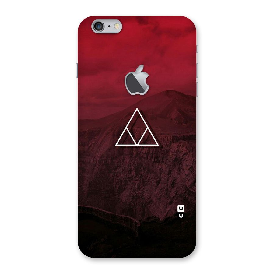 Red Hills Back Case for iPhone 6 Plus 6S Plus Logo Cut