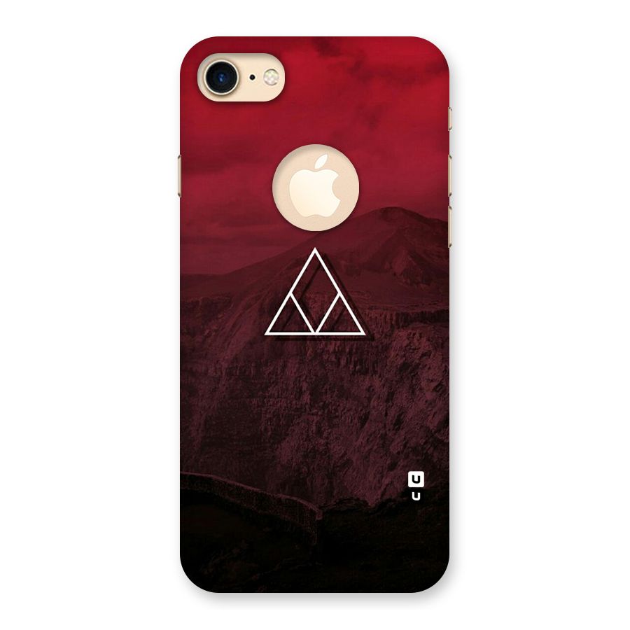 Red Hills Back Case for iPhone 7 Logo Cut