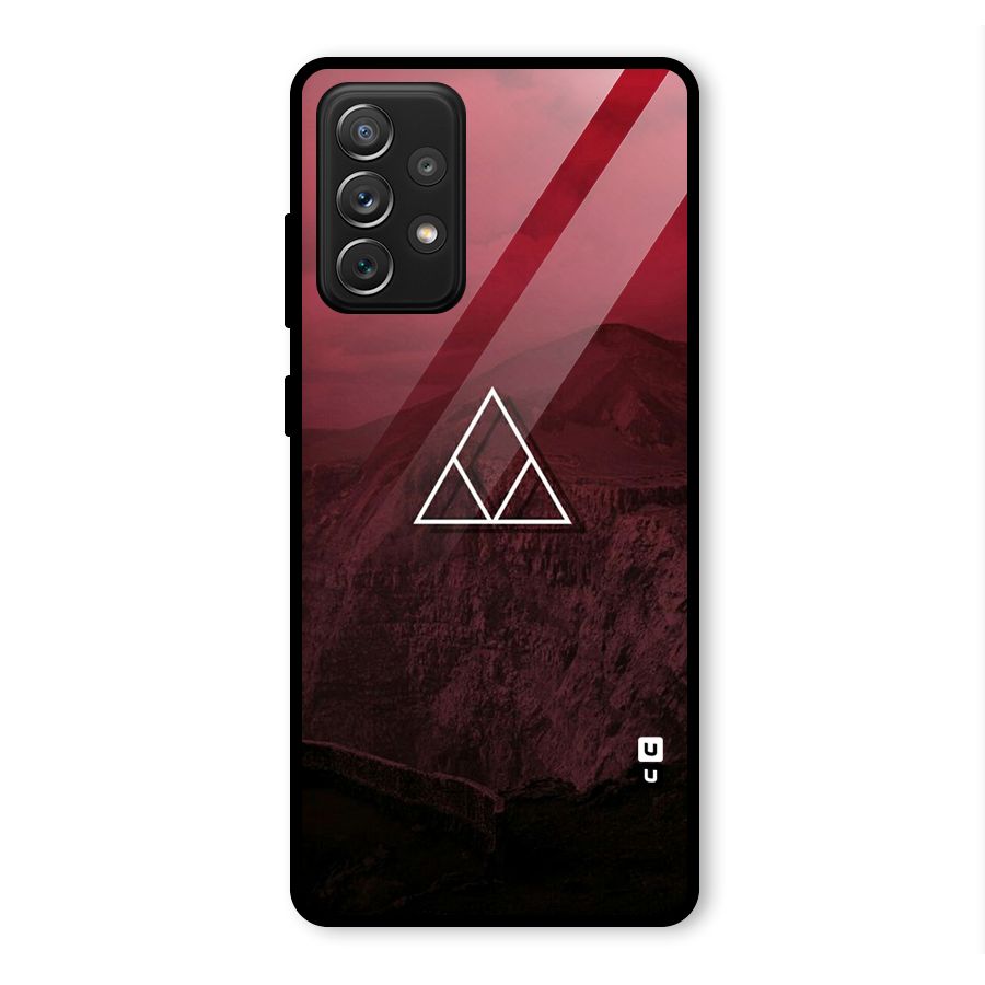 Red Hills Glass Back Case for Galaxy A72