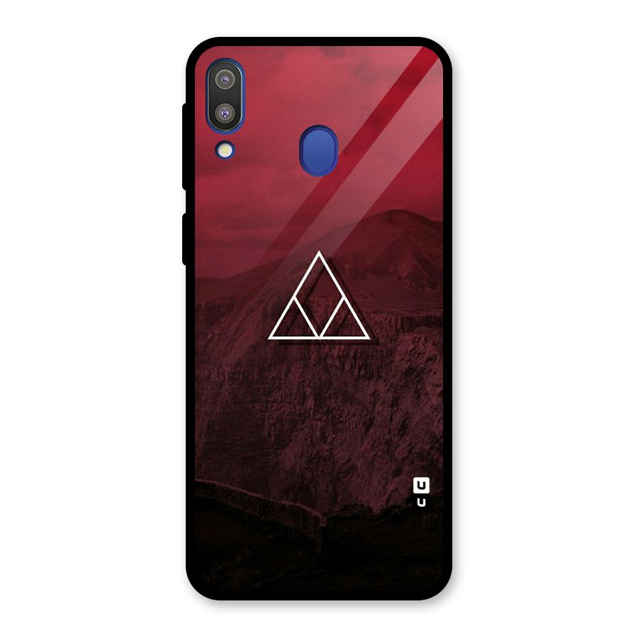 Red Hills Glass Back Case for Galaxy M20