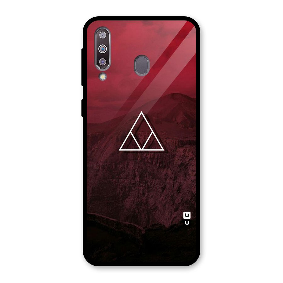 Red Hills Glass Back Case for Galaxy M30