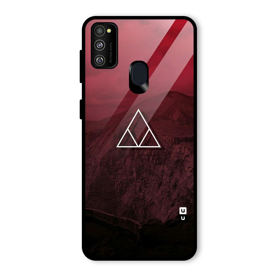 Red Hills Glass Back Case for Galaxy M30s