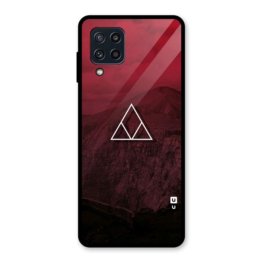 Red Hills Glass Back Case for Galaxy M32