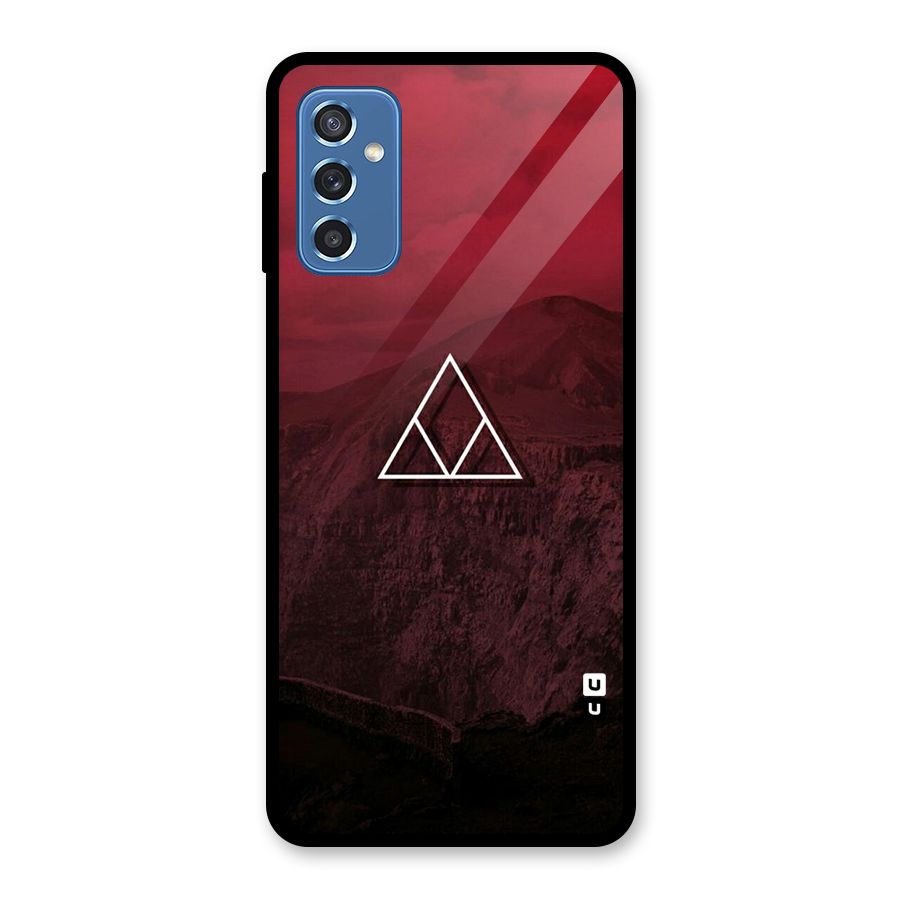 Red Hills Glass Back Case for Galaxy M52 5G