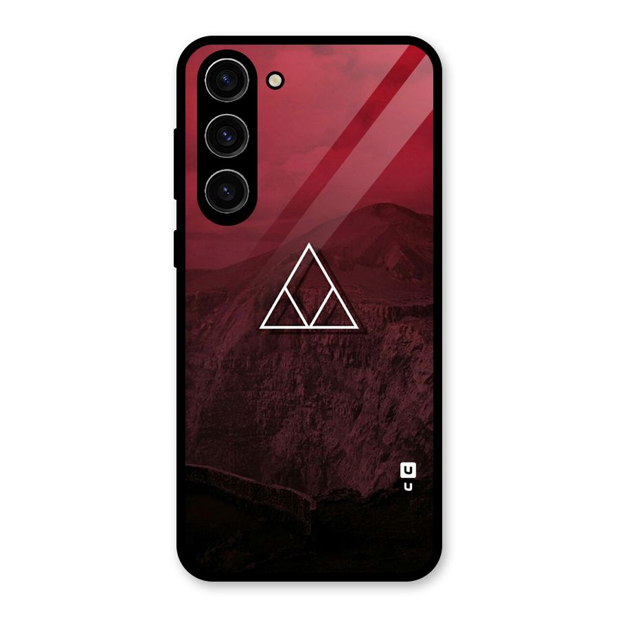 Red Hills Glass Back Case for Galaxy S23 Plus