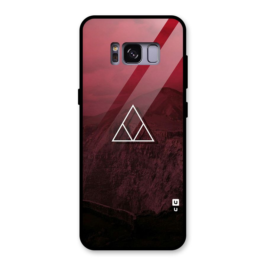 Red Hills Glass Back Case for Galaxy S8