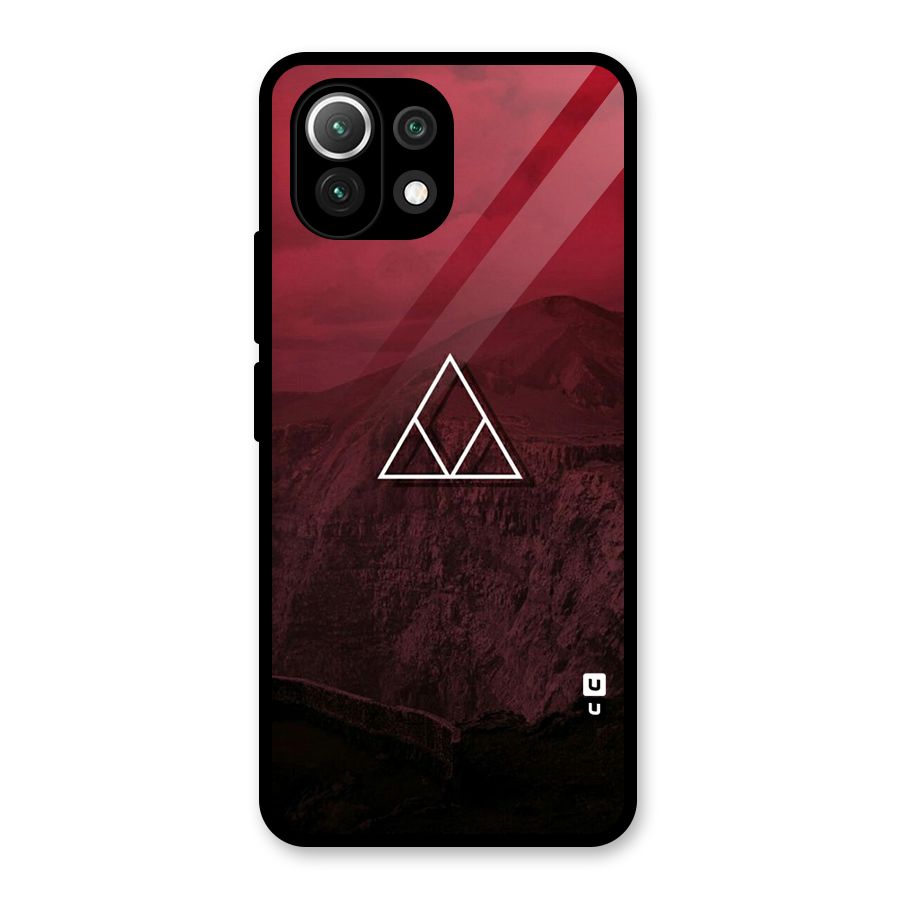 Red Hills Glass Back Case for Mi 11 Lite