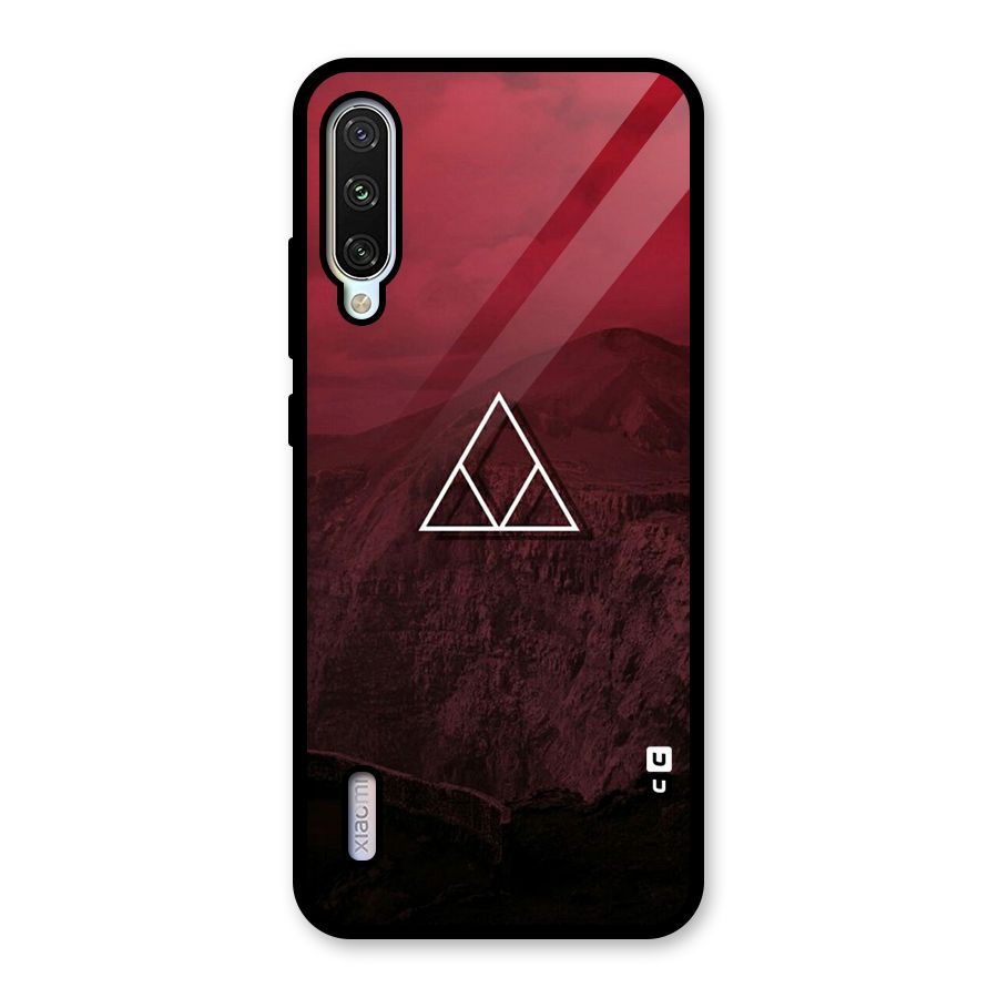 Red Hills Glass Back Case for Mi A3