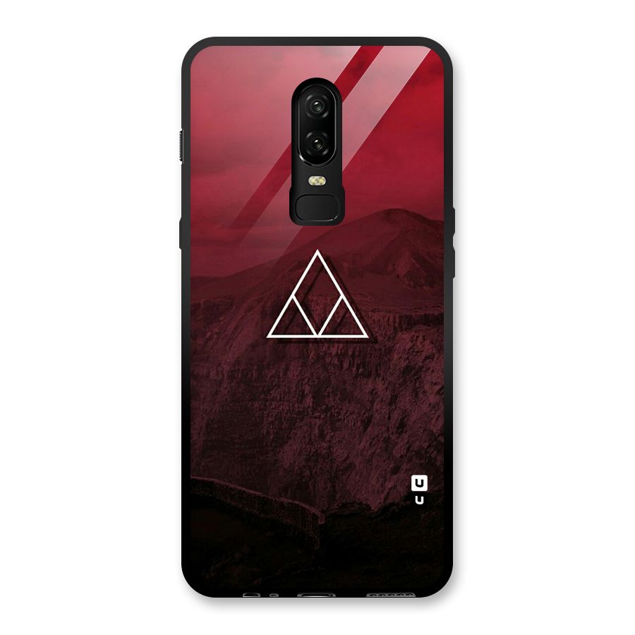 Red Hills Glass Back Case for OnePlus 6